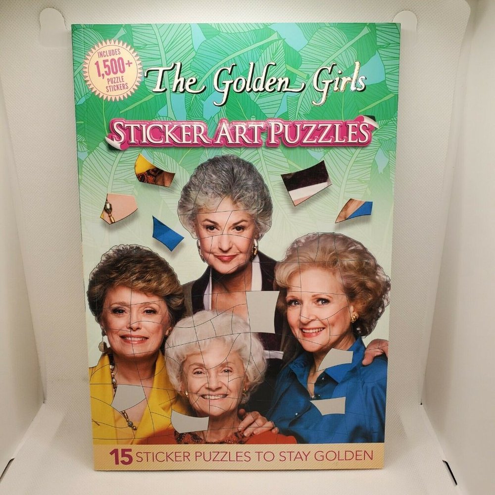 Sticker Art Puzzles Ser.: Golden Girls Sticker Art Puzzles by Arie Kaplan (2021…